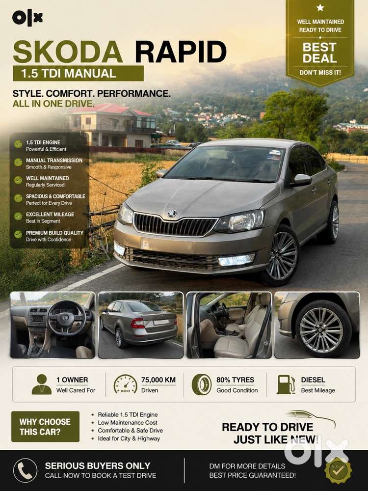 Skoda Rapid Diesel 2018