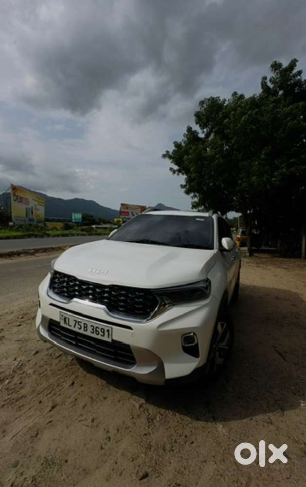 Kia Sonet Htx Diseal 2021 White Sunroof