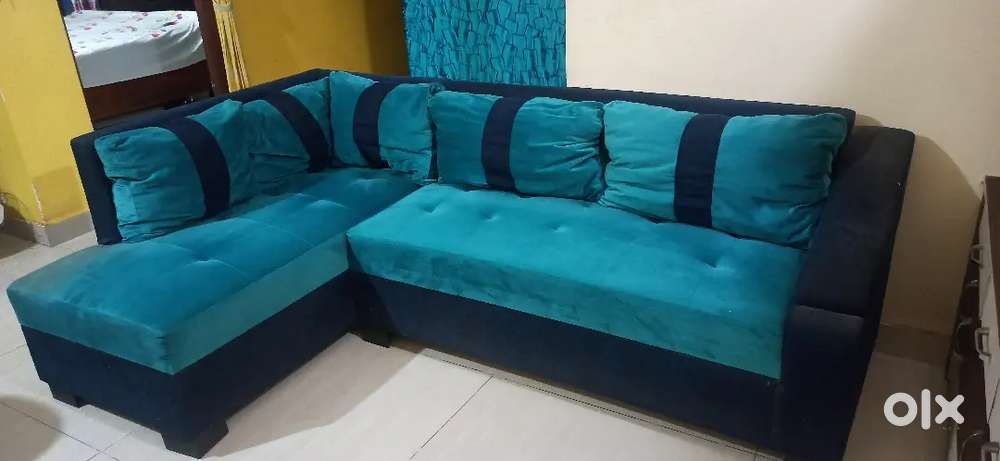 L shaped sofa set