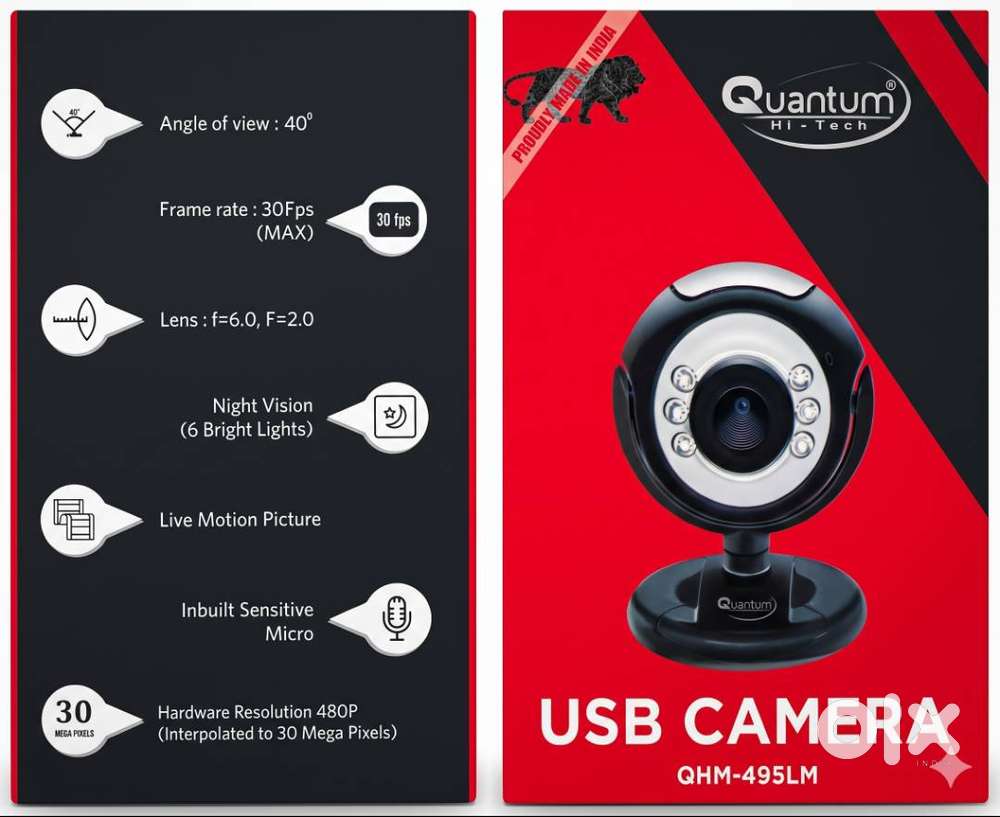 Quantum USB-Camera | 480P | Very Low Price