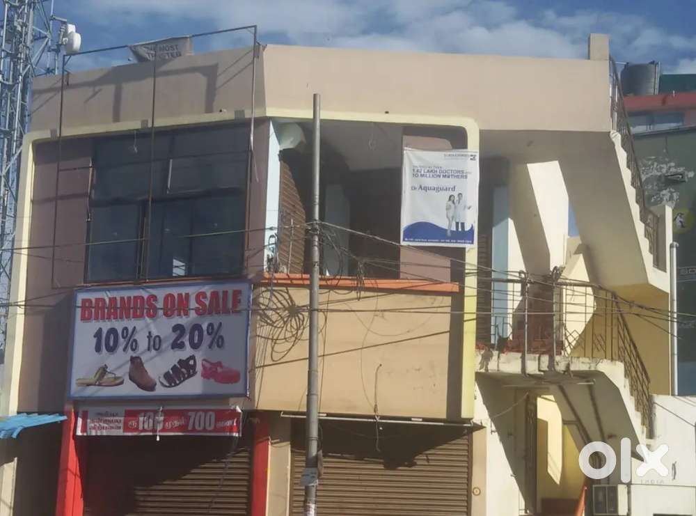 Shop on Ganapathy main road for rent on the first floor For Rent