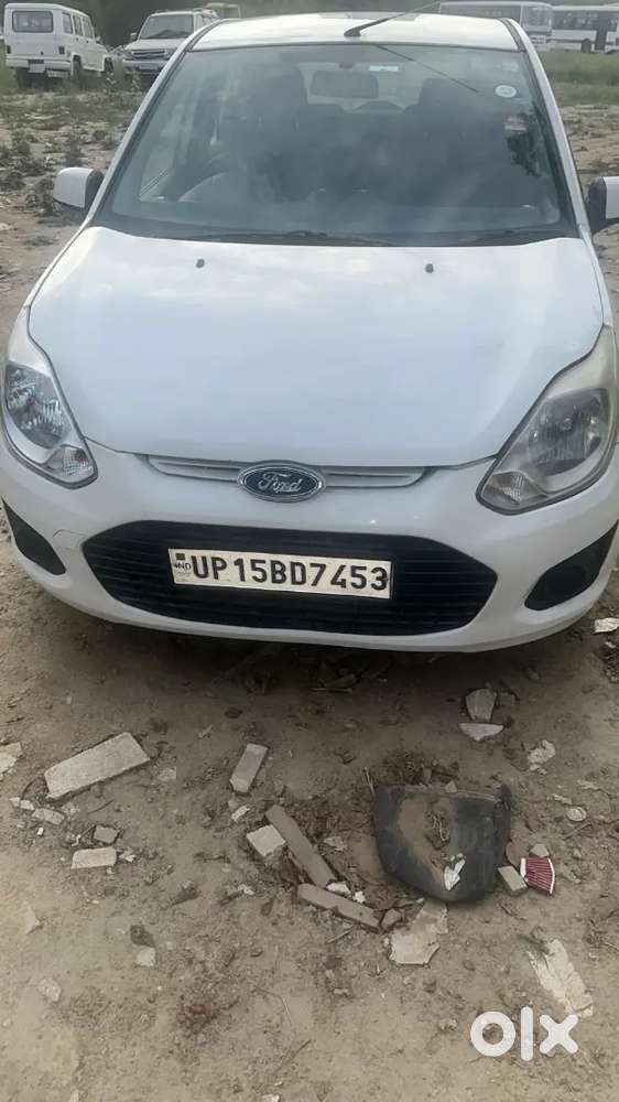 Ford Figo Milky White Car
