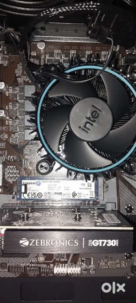 Assembled CPU i5-12 gn,16 gb ram ,1 tb ddr 4 , 4 gb sound card