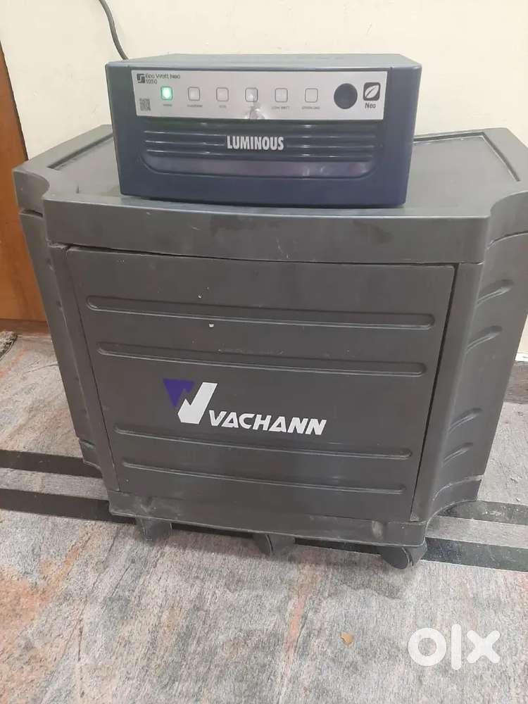 Luminous inverter 1050va and Luminous battery 150ah for sale