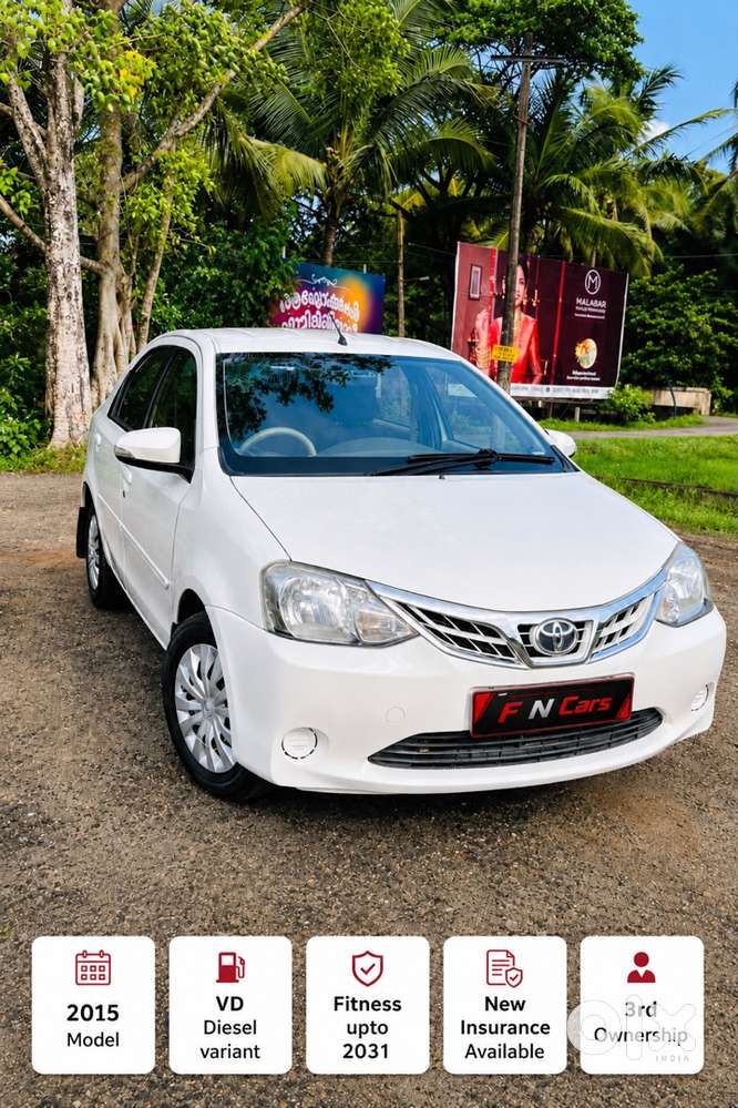 Toyota Etios 2015 Diesel Well Maintained