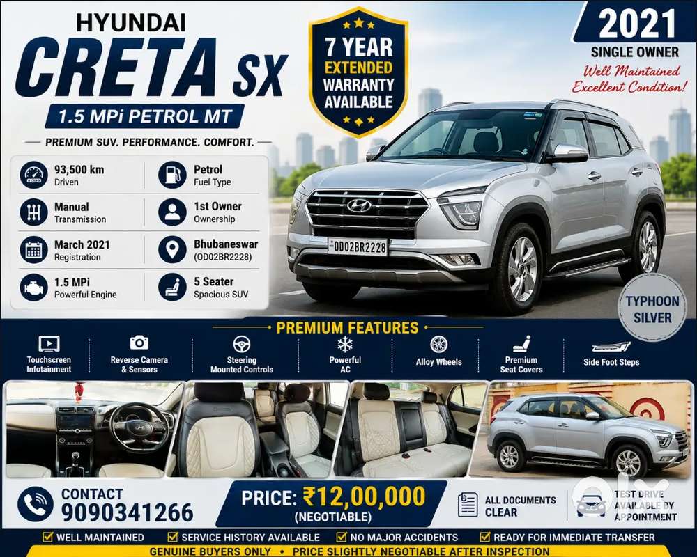 Hyundai Creta Facelift 2021 Petrol Manual