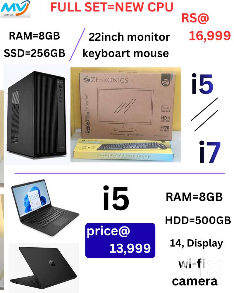 Dell Desktop Bundle i5,i7 Gen Complete Computer Set Best Deal Ready to