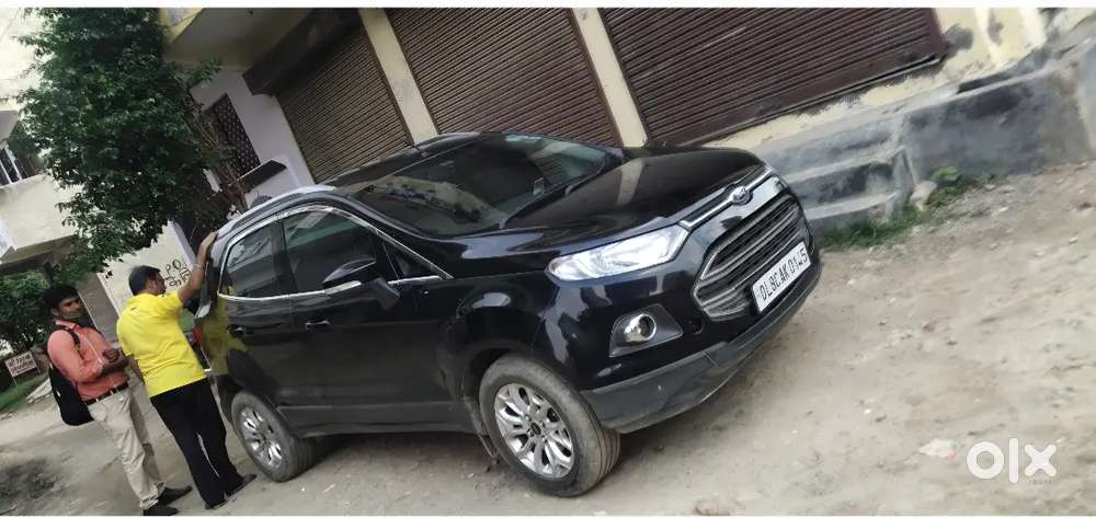 Automatic Ford Ecosport 2015 Car With Front Both New Tyres Cng Fitted