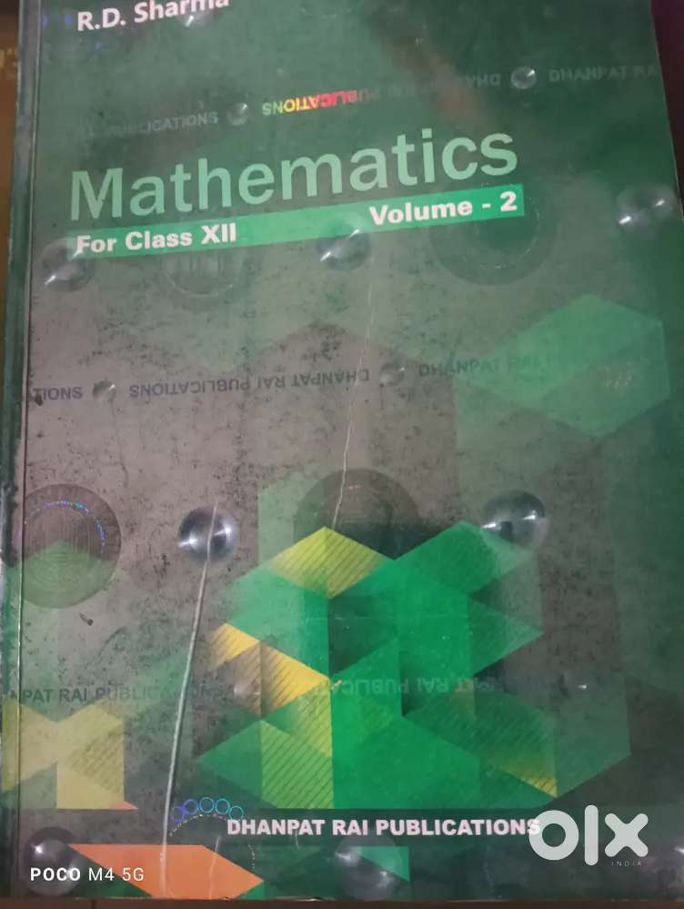 Rd Sharma maths class 12(vol.1 and vol.2)
