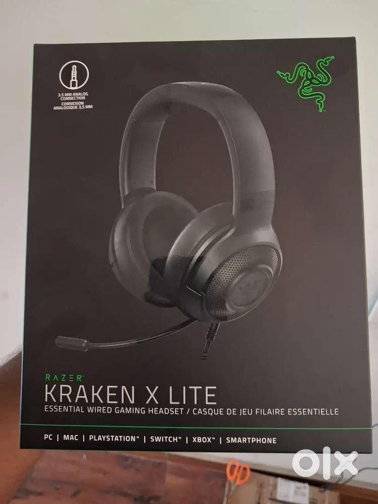 Razer Kraken X Lite Gaming Headset new condition not used
