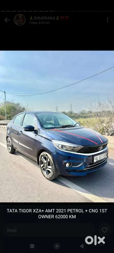 Tata Tigor Xza+ 2021 Amt Petrol 1st Owner