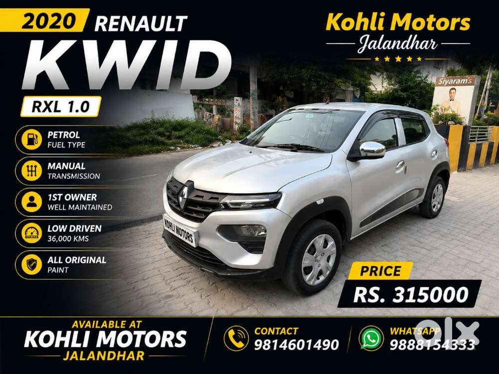 Renault Kwid Rxl 1.0, 2020, Petrol