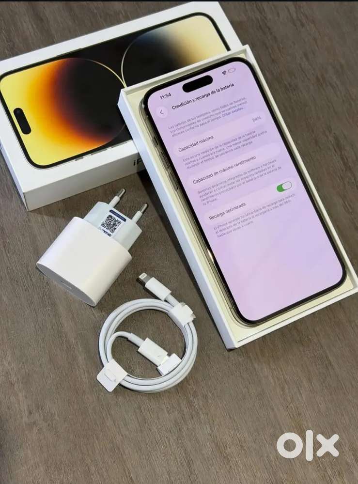 APPLE IPHONE 14PROMAX GOLD COLOR 128GB BOX BILL CONDITION NEW CALL ME