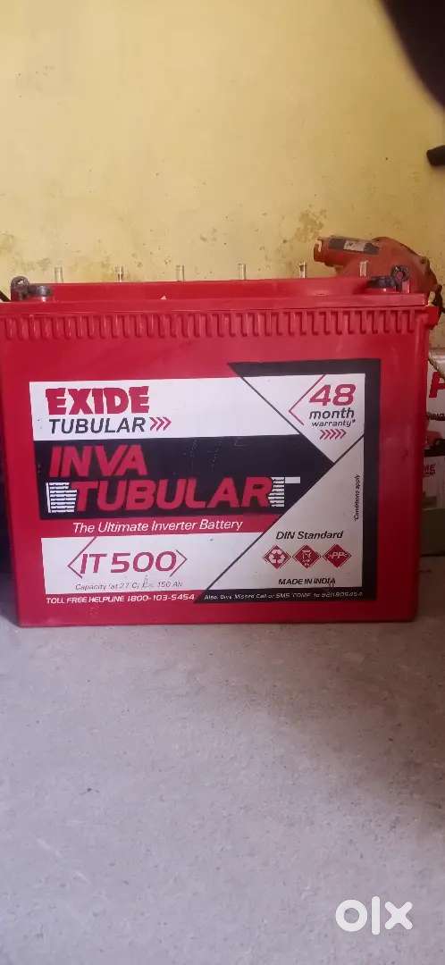 Exide Lumiouse Amron recycling Battery 18month warrenty only 4000 rs