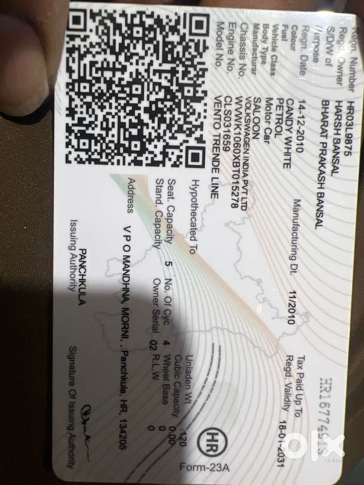 Volkswagen Vento 2010 Petrol Well Maintained