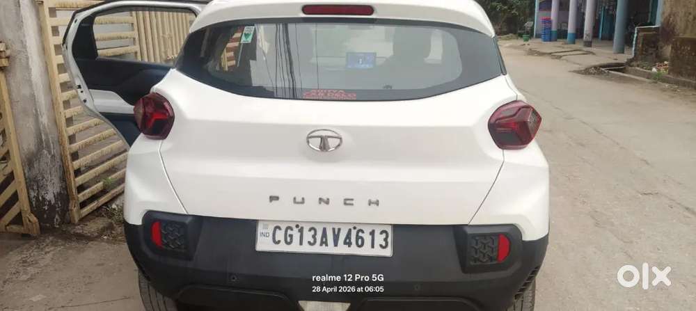 Tata Punch White Color