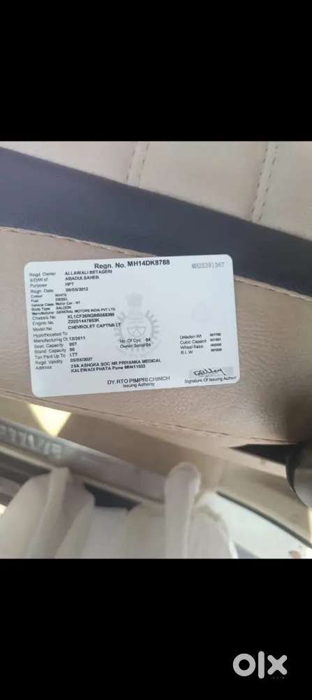 Chevrolet Captiva 2012 Diesel