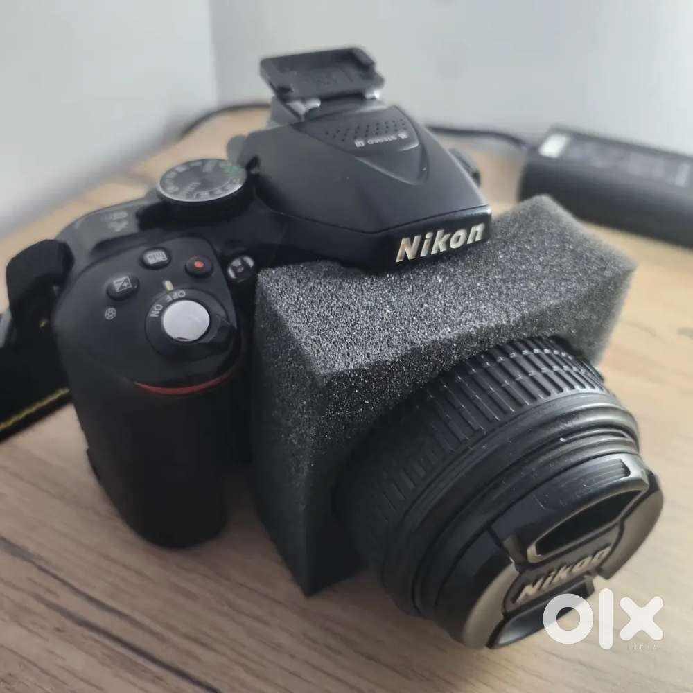 Nikon D5300 DSLR camera with an 18-55mm kit lens