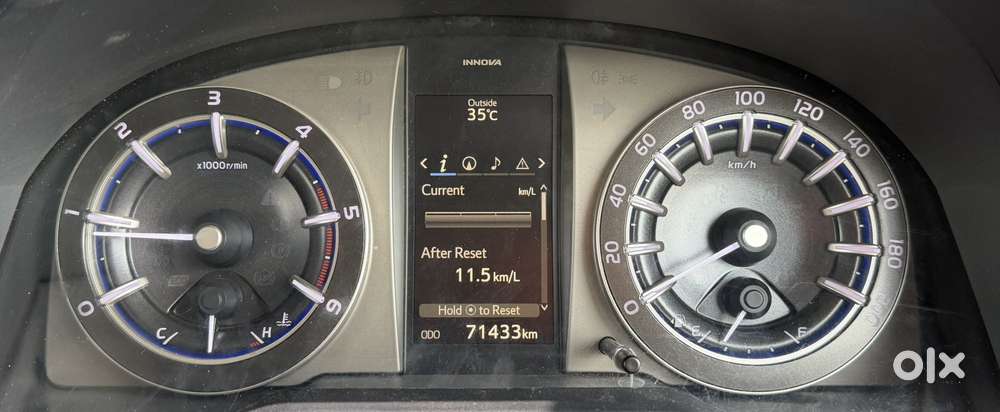 Toyota Innova Crysta 2.4 Z 7 Str, 2017, Diesel