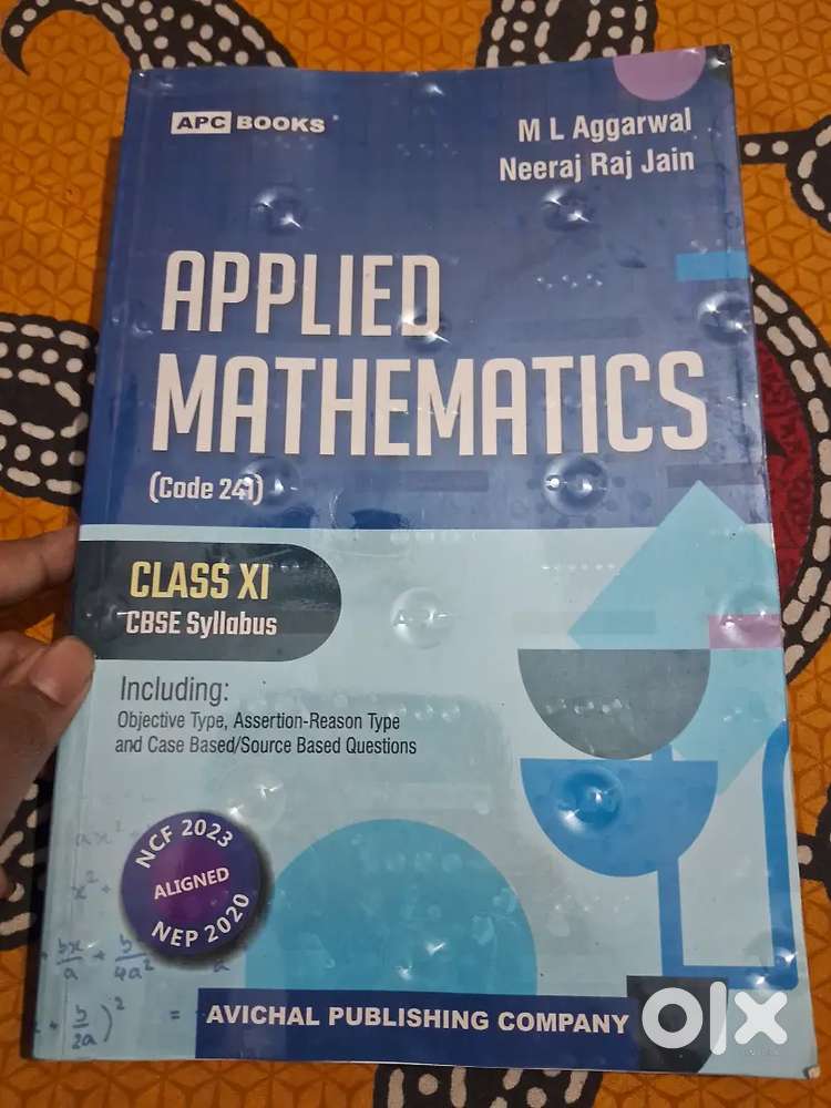 Applied mathematics class 11 new book 2026 published