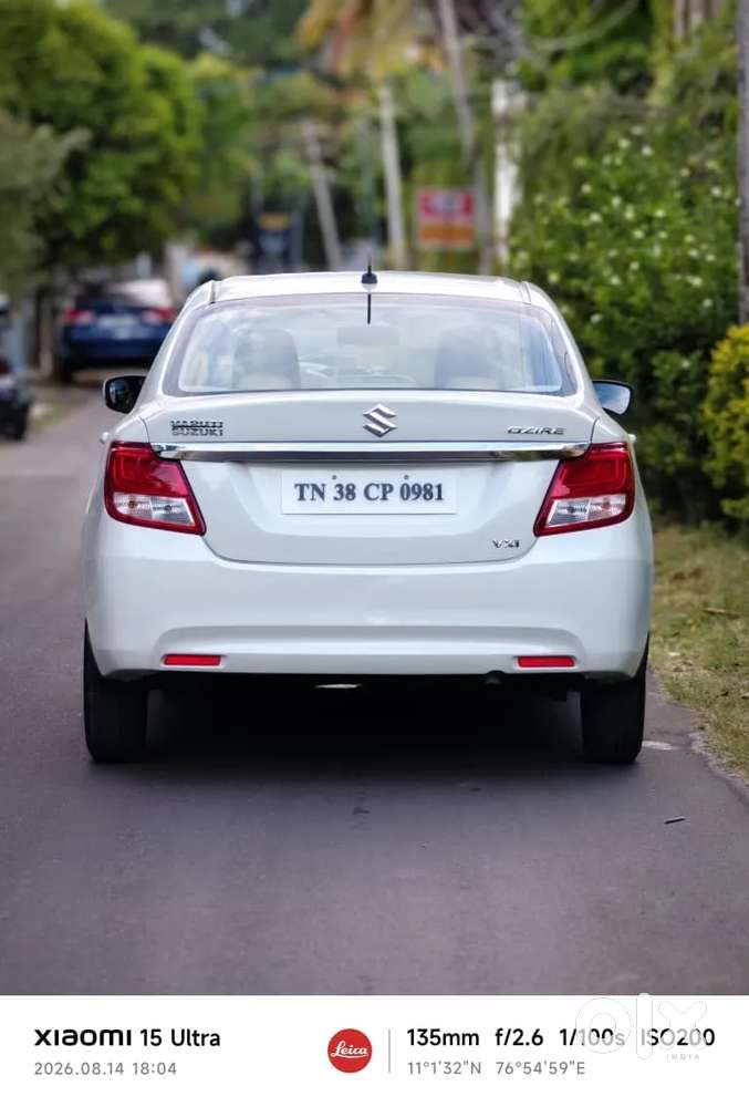 Maruti Suzuki Dzire 1.2 Vxi, 2018, Petrol