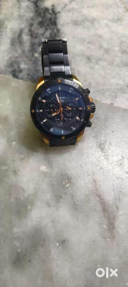 Alexandre Christie Men&rsquo;s Chronograph Watch &ndash; Black & Gold | Excellent