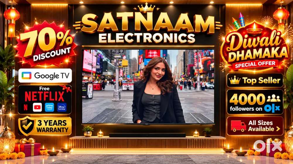 43 SMART LED TV WITH EXCHANGE OFFER LIVE CHANNEL FREE SMART ANDROID LE