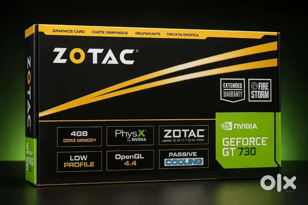 Graphic card 4gb DDR3 GeForce GT 730 open box