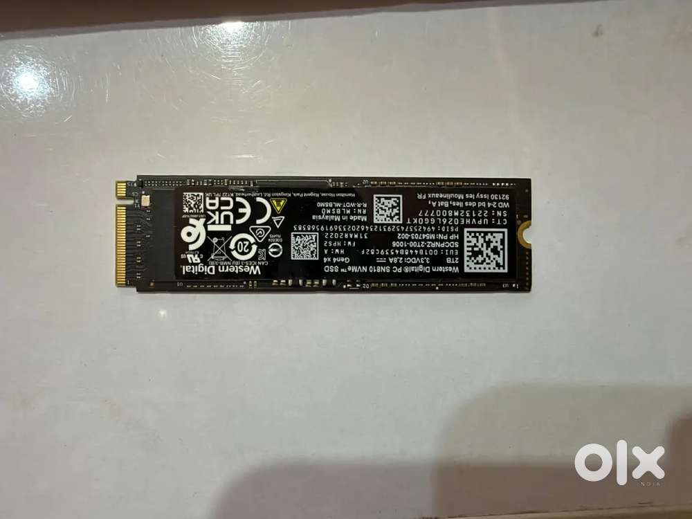 WD SN810 2TB NVMe SSD High Performance M.2 SSD
