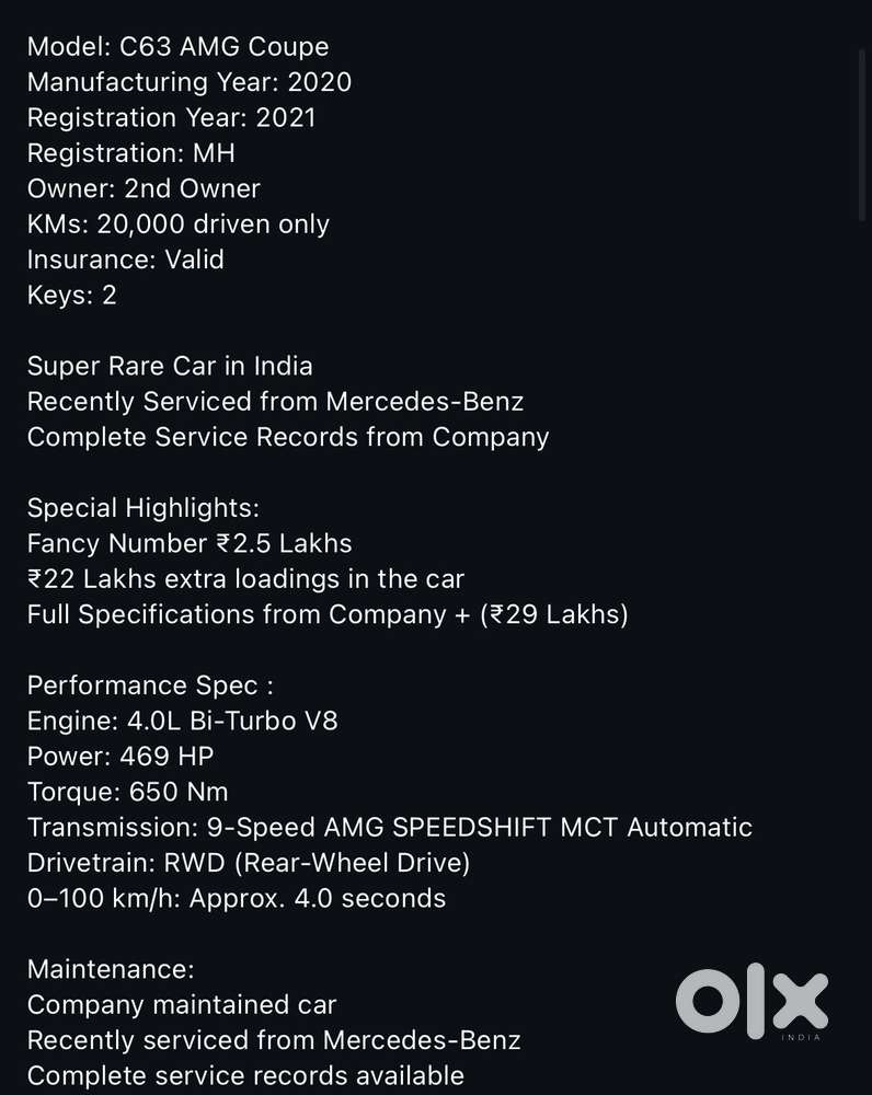 Mercedes-benz C 63 Se Performance Single Phev, 2021, Petrol