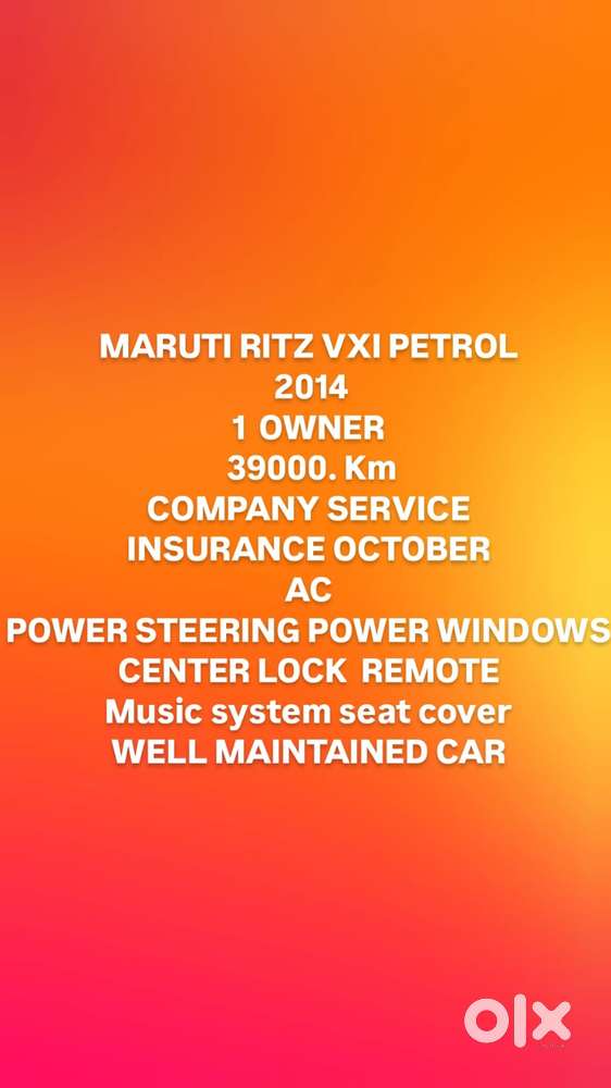 Maruti Suzuki Ritz Vxi Abs, 2014, Petrol