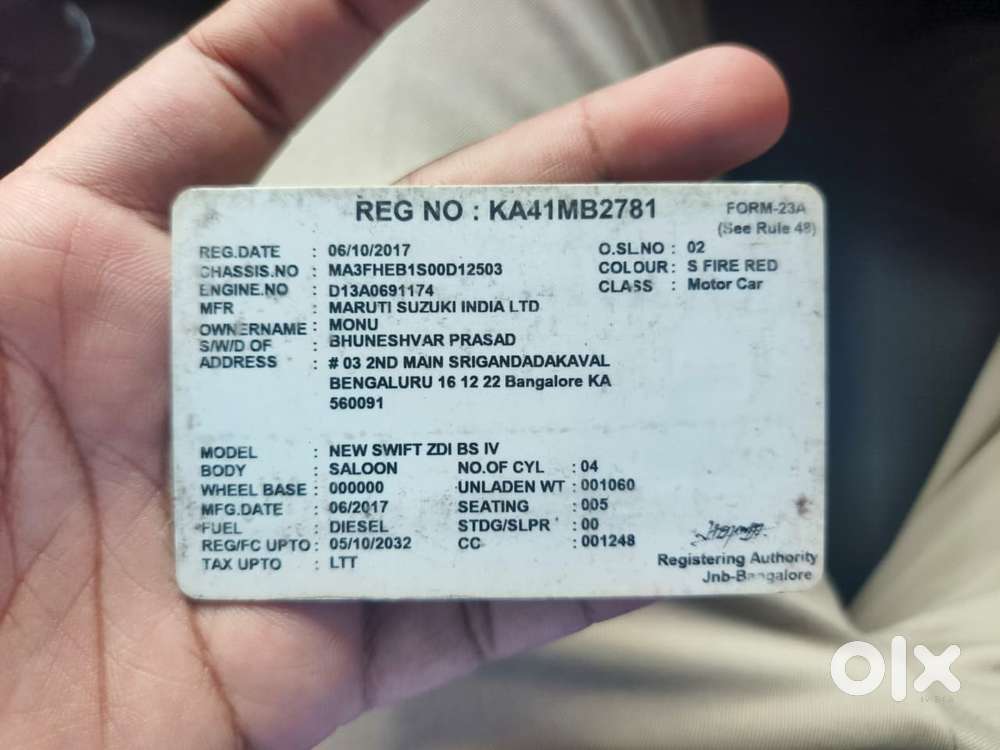 Maruti Suzuki Swift Zdi, 2017, Diesel