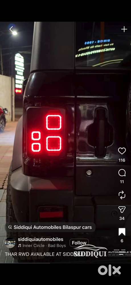 Mahindra Thar Lx 2024