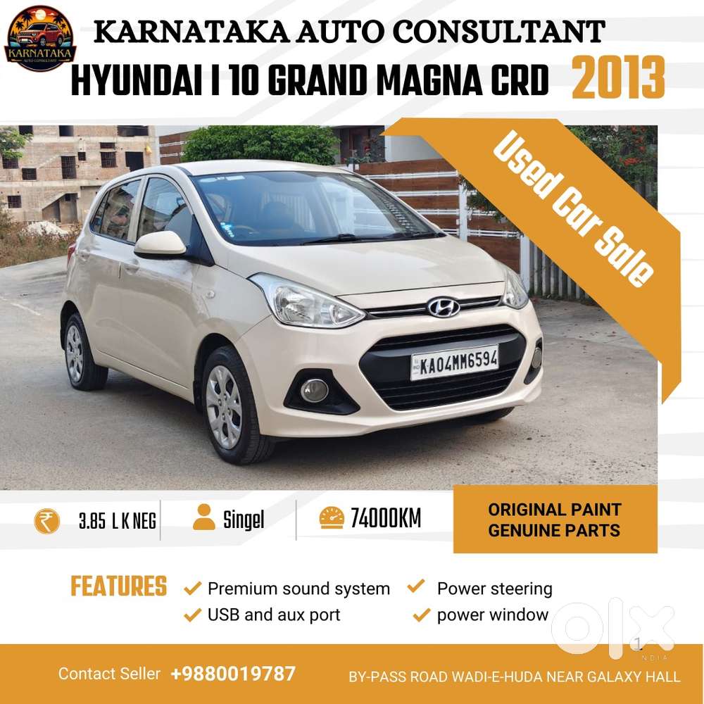 Hyundai Grand I10 Magna 1.1 Crdi, 2013, Diesel