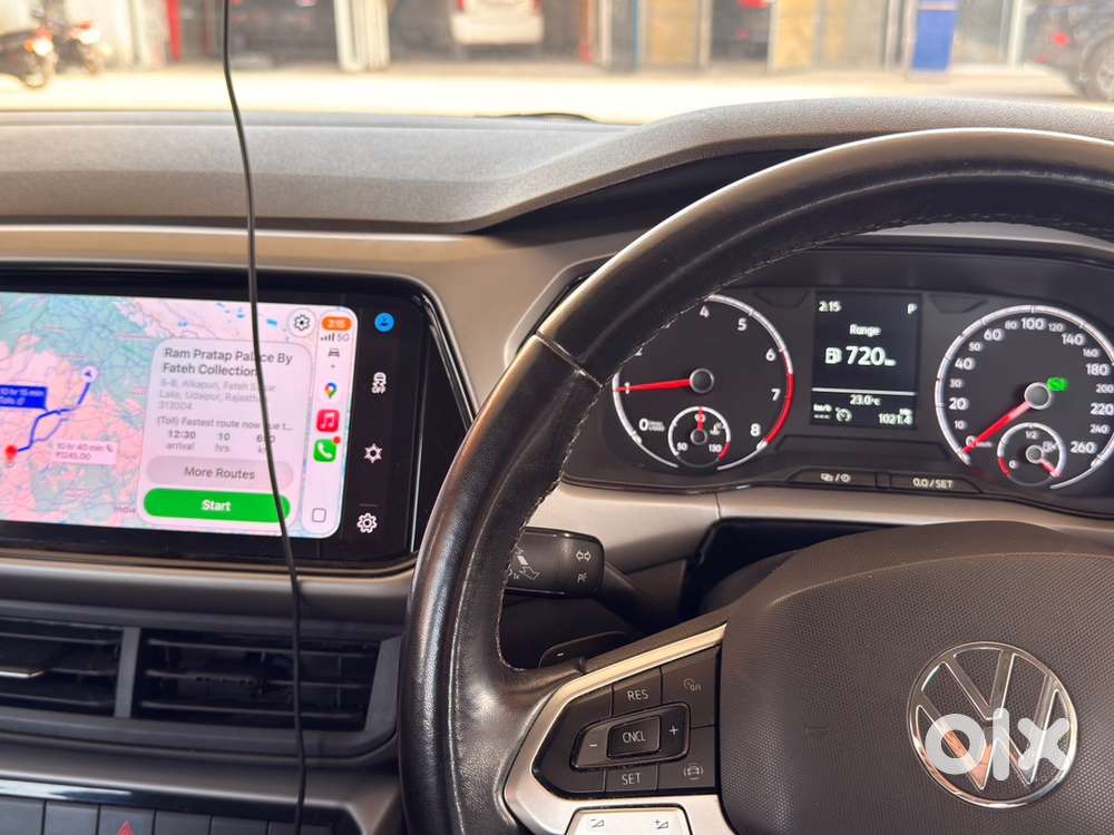 White Volkswagen Taigun 2022 Petrol