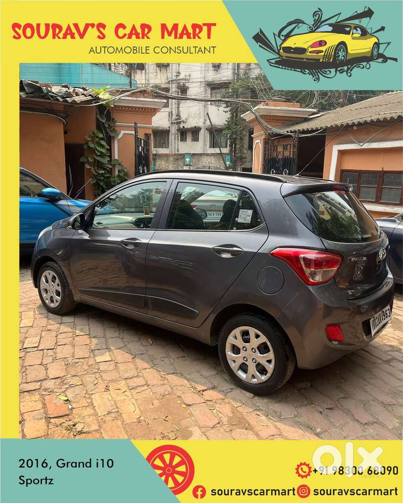 Hyundai Grand I10 2013-2016 Sportz, 2016, Petrol