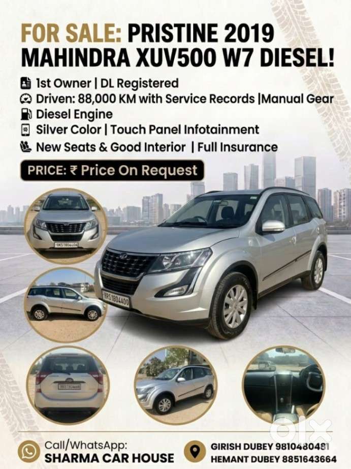 Mahindra Xuv500 W9, 2018, Diesel