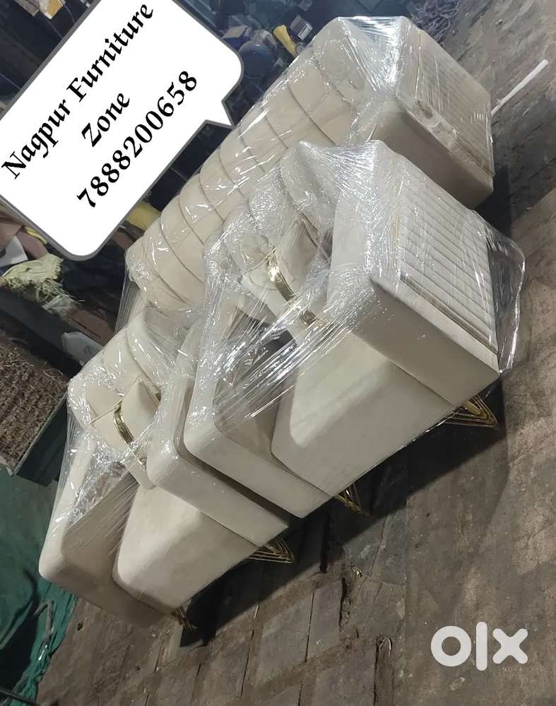 Nagpur Furniture Zone Luxury Sofa Set 3+2, in beautiful Colour & Des