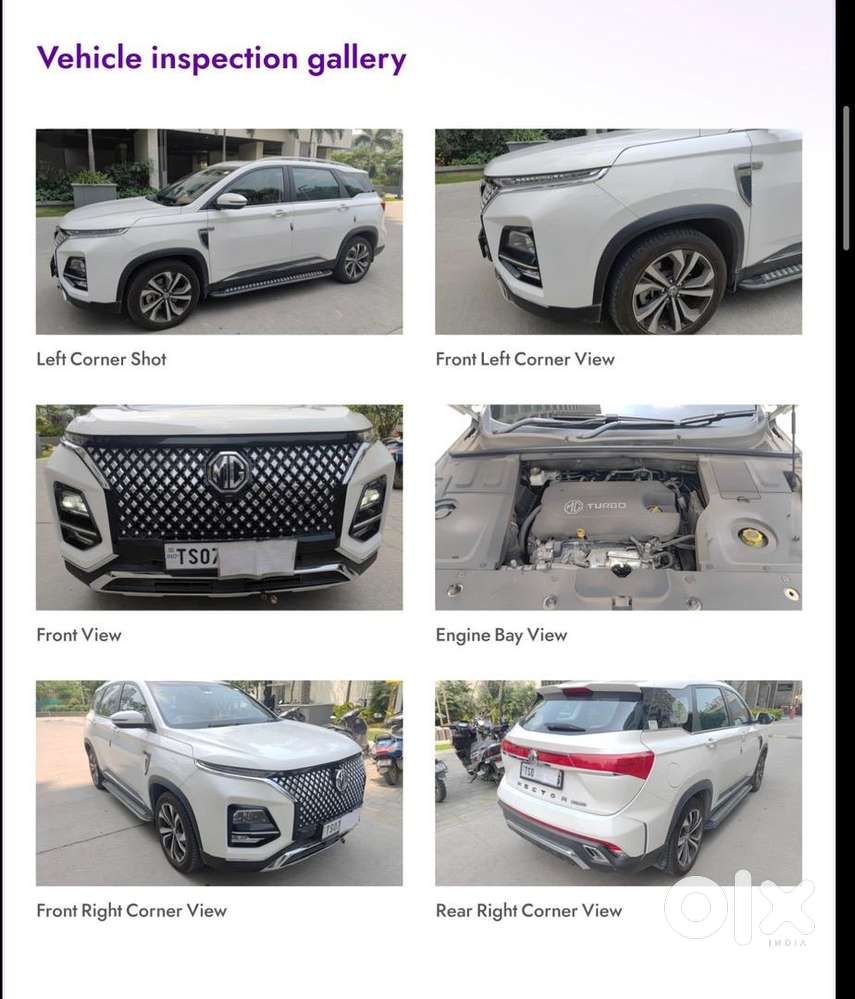 Mg Hector Plus 2024 Diesel 17500 Km Driven