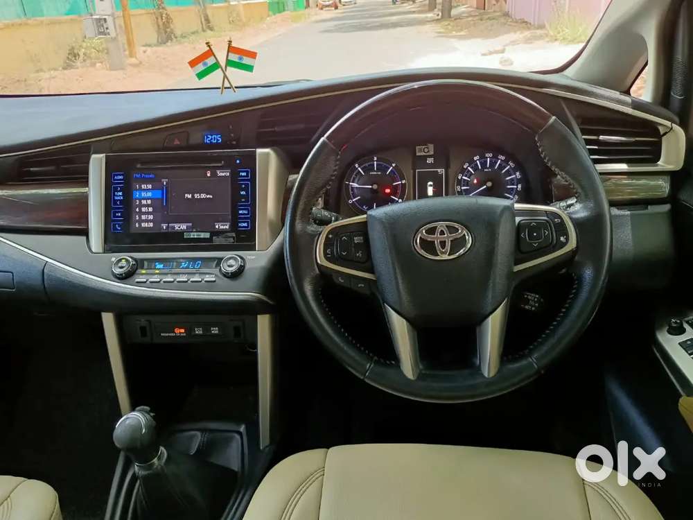 Innova Crysta Toyoto Silver