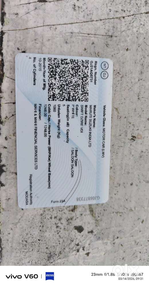 Maruti Suzuki Dzire 2015 Diesel 110000 Km Driven