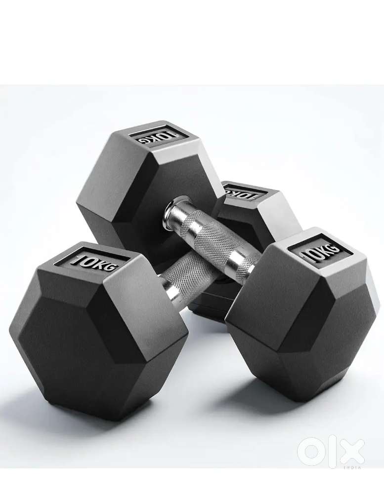 Hex Dumbbells Dumbbells Set 10kg Olx Dumbbells On Olx Rubber Hex
