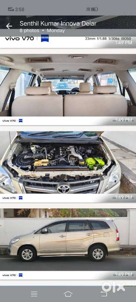 Toyota Innova 2.5 G (diesel) 8 Seater Bs Iv, 2015, Diesel