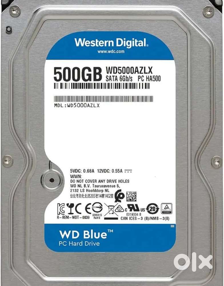 Hdd of 500gb