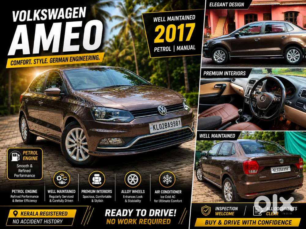 Volkswagen Ameo 1.2 Mpi Highline Plus 2017 Petrol