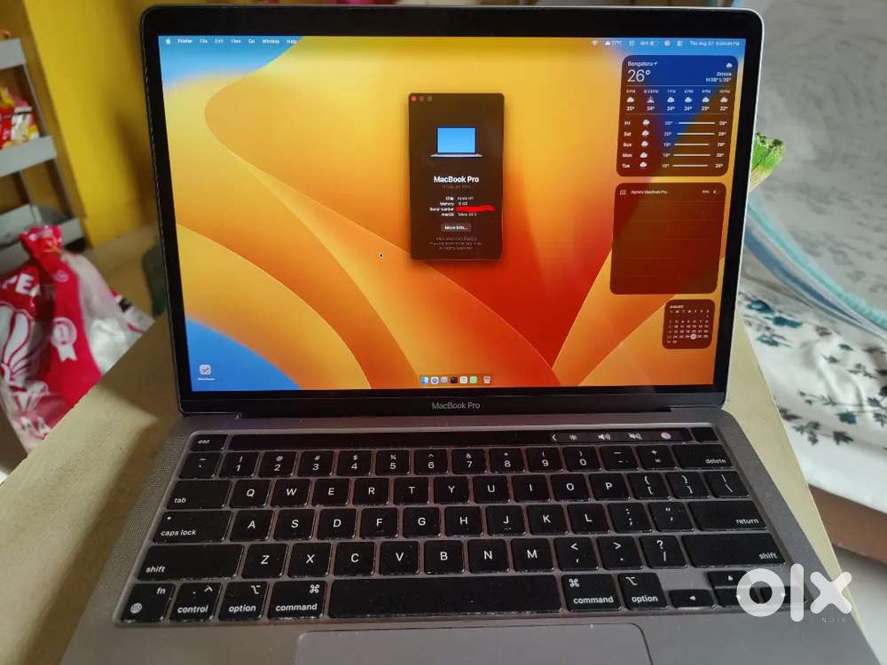 Macbook Pro M1, A2338, 2020, 16GB, 256GB, Excellent Working Condition