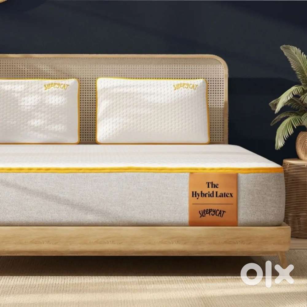 Sleepycat 6inch Hybrid Latex Mattress | 1 month used | Excellent cond.