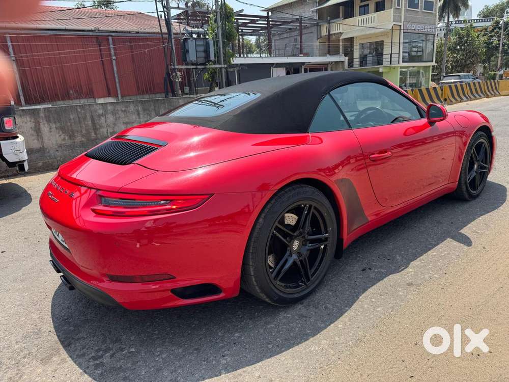 Porsche 911 Carrera Cabriolet, 2018, Petrol