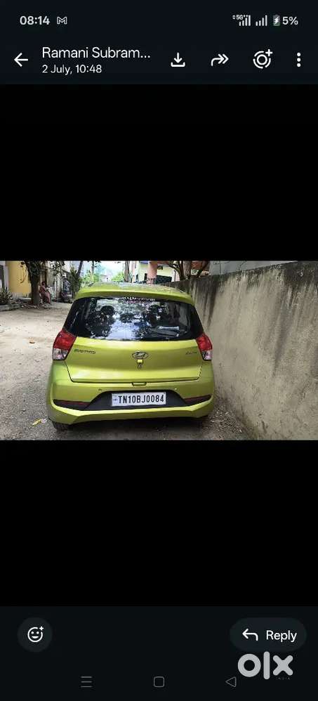 Hyundai Santro Sportz 2016 Km Driven