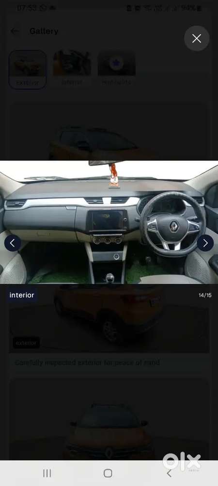 Renault Triber 1.0 Rxz 2021 Dual Tone